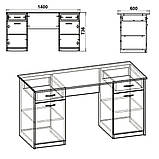 Стіл письмовий Вчитель-2 Компаніт, фото 3