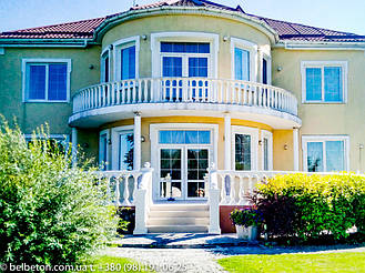 Балюстрада белая в с. Пологи | Балясины бетонные в Киевской области 14