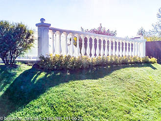 Балюстрада белая в с. Пологи | Балясины бетонные в Киевской области 18