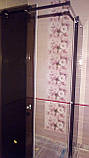 Остекання кутової кабінки з розсувними дверима, фото 2