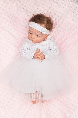 Нарядное платье для новорожденной - фото 1 - id-p597476101