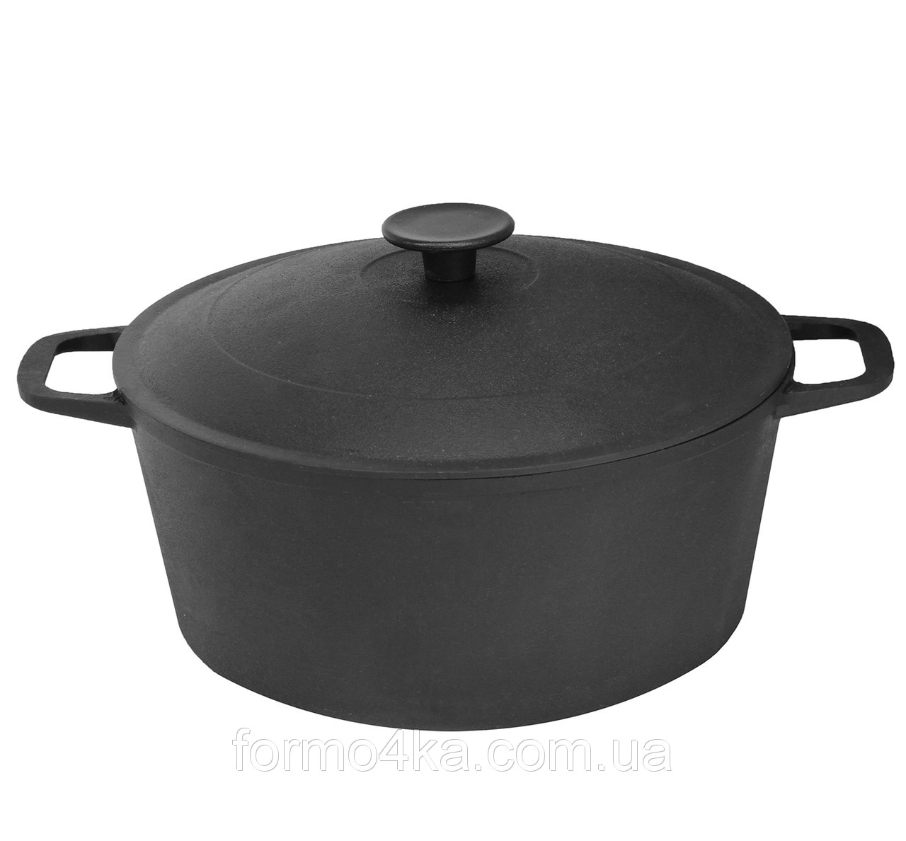 Кастрюля чугунная 5 литров с чугунной крышкой Биол: продажа, цена в ...