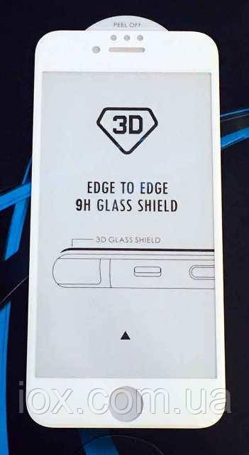 3D захисне скло антивідблиску для Iphone 6/6S Біле