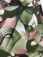 Палантин женский кашемировый с абстрактным рисунком