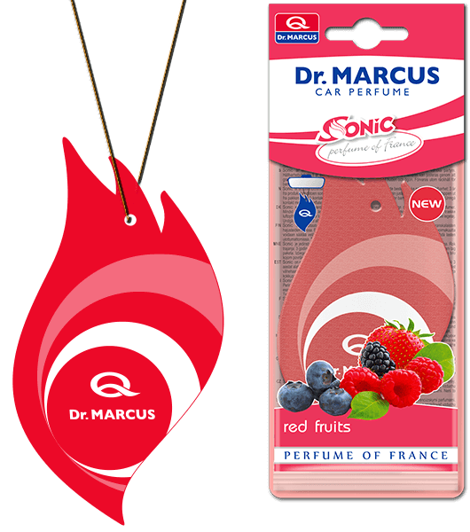 Автоосвіжувач Dr. Marcus Sonic — Red fruits, Ароматизатор автомобільний (Пахучка в салон авто)