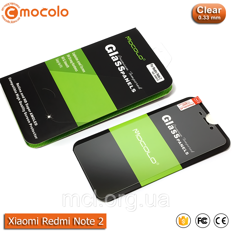 Захисне скло Mocolo Xiaomi Redmi Note 2, фото 1