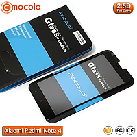 Захисне скло Mocolo Xiaomi Redmi Note 4 Full cover (Mediatek) (Black)