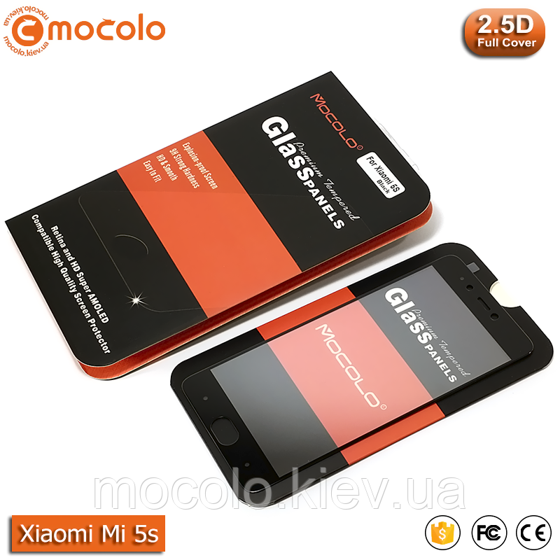 Захисне скло Mocolo Xiaomi Mi 5s Full cover (Black)