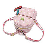 Рюкзак жіночий міський для дівчаток, дівчат Вишеньки (чорний), фото 4