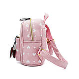 Рюкзак жіночий міський для дівчаток, дівчат Вишеньки (чорний), фото 5