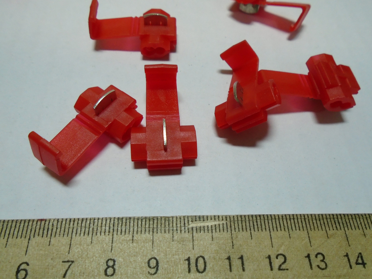 З'єднувач дроту самообтискання T1 червона 0,5-1,0, фото 1