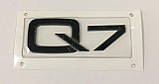 Емблема напис багажника Audi Q7 чорний, фото 3