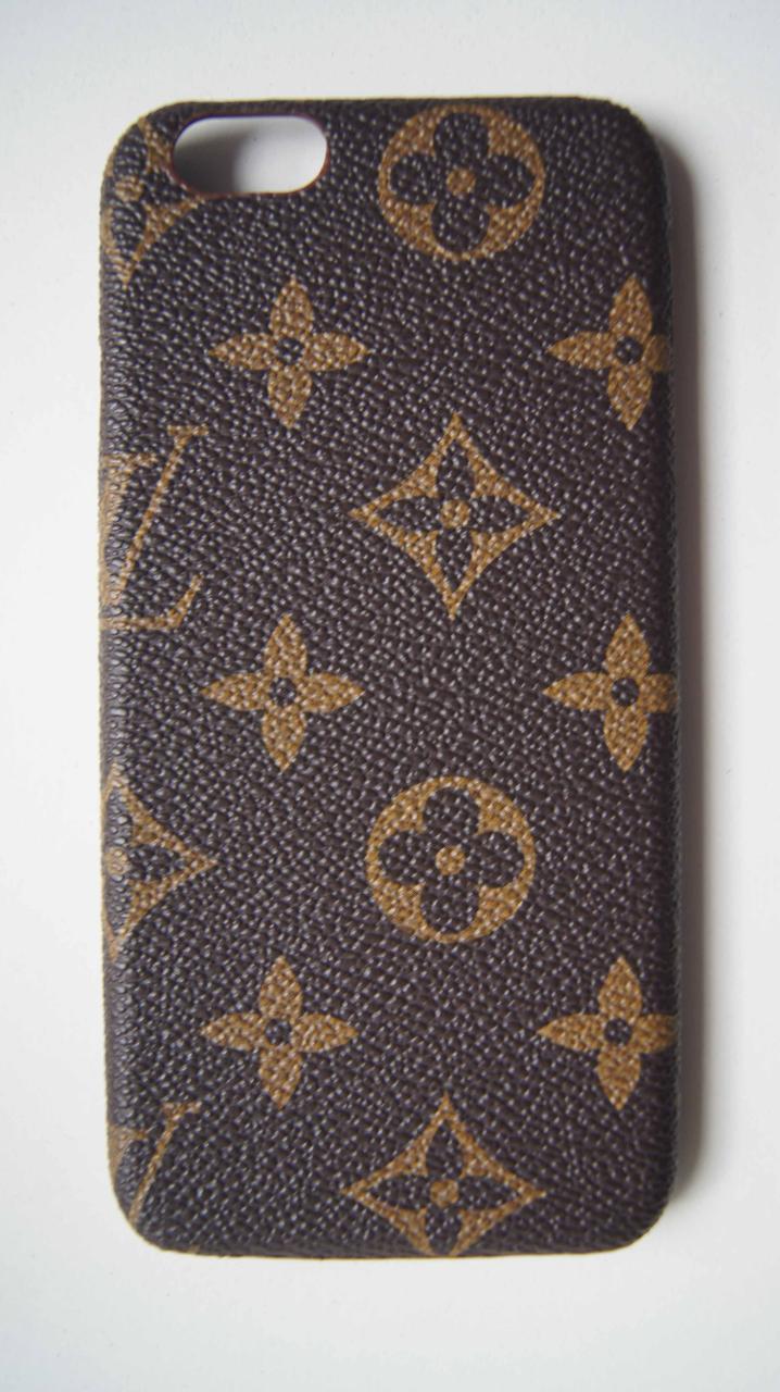 Чохол-накладка LV для iPhone 6 / 6S Коричневий