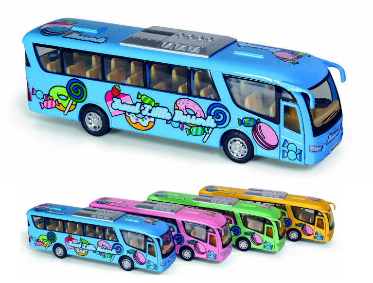Колекційна металева машинка Автобус KINSFUN Dessert Bus