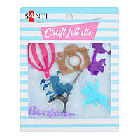 Набір фігур з фетру "Привіт, Париж!", 7 фігур