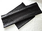 Косинка траурна ритуальна велика чорна 80х80 мм, фото 3