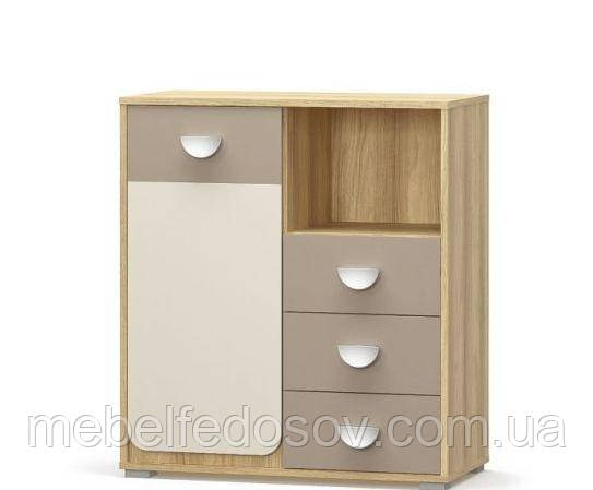 Комод 1Д 3Ш Ламі (Мебель-Сервіс) 800х382х902мм, фото 1