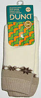 Дитячі шкарпетки махрові - Дюна р.18-20 (шкарпетки дитячі зимові махрові, Duna) 12в417-1618-молочный+к