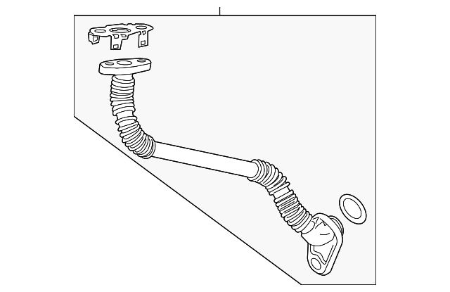 Трубка зливу мастила з турбіни GM 55587503 A20DTC A20DTJ A20DTH A20DTJ Z20DTJ OPEL Insignia Astra-J