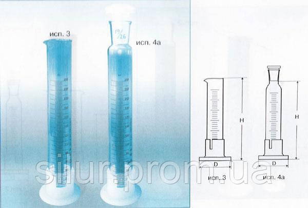 Цилиндр 250 мл (3-250) пластиковое основание - фото 7 - id-p42598214
