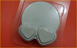 Пластикова форма для мила Листівка "Серця" 261