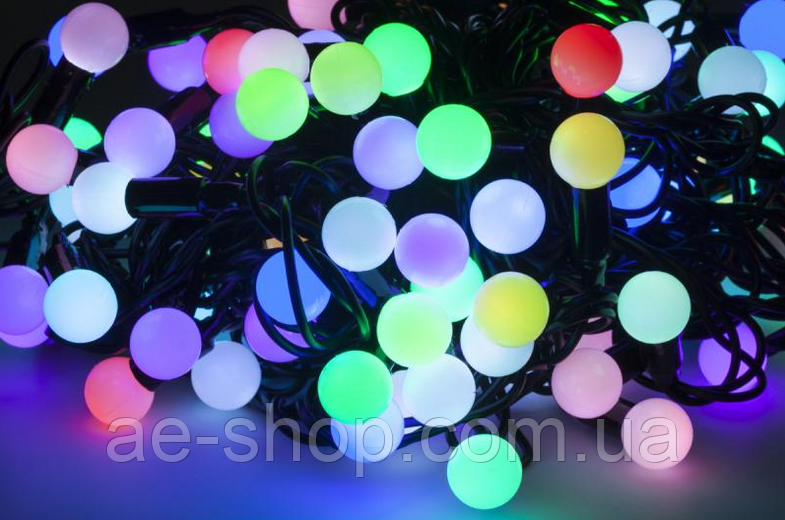 Новорічна гірлянда 200 LED / 20 м, Різнокольорове світло Супер ціна EAE