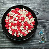 Кондитерська посипка цукрові Серця - 50 грам, фото 2