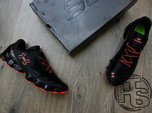 Чоловічі кросівки Under Armour UA Scorpio Black/Orange 1258007-433, фото 2