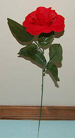 М-238 одиночна Троянда оксамит відкрита 40х10 см