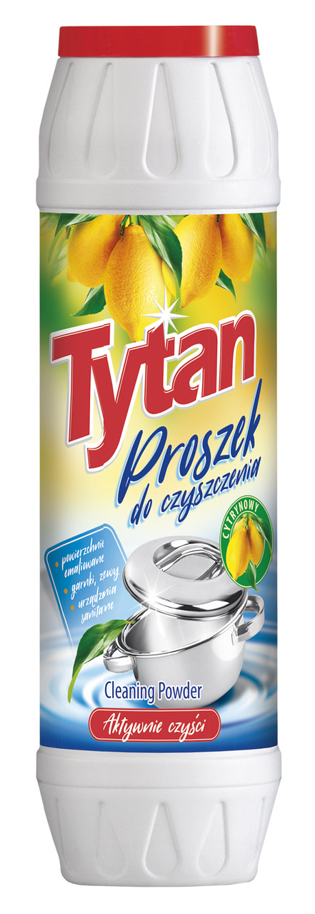 Порошок для чищення посуду та каструль Tytan цитрус 500 г.