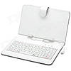 Чохол з клавіатурою для планшетів 10" дюймів (мікро USB) Білий, фото 2
