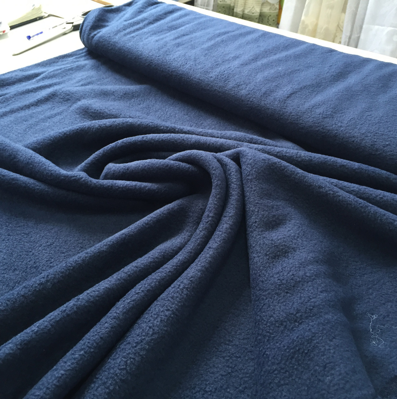 Фліс темно-синій, ширина 150 см, фото 1
