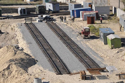 Будівництво залізничної колії і стрілочних переводів
