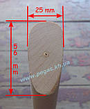 Топорище граб 60 см упаковка 10 штук, фото 3