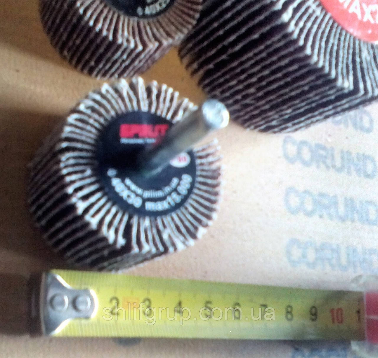 КЛО абразивный круг наждачный лепестковый на оправке 40/30 Р80: продажа ...