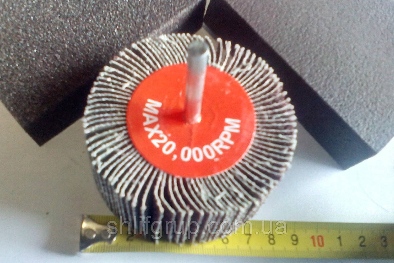 КЛО абразивный круг шлифовальный лепестковый на оправке 80/40 Р80 ...