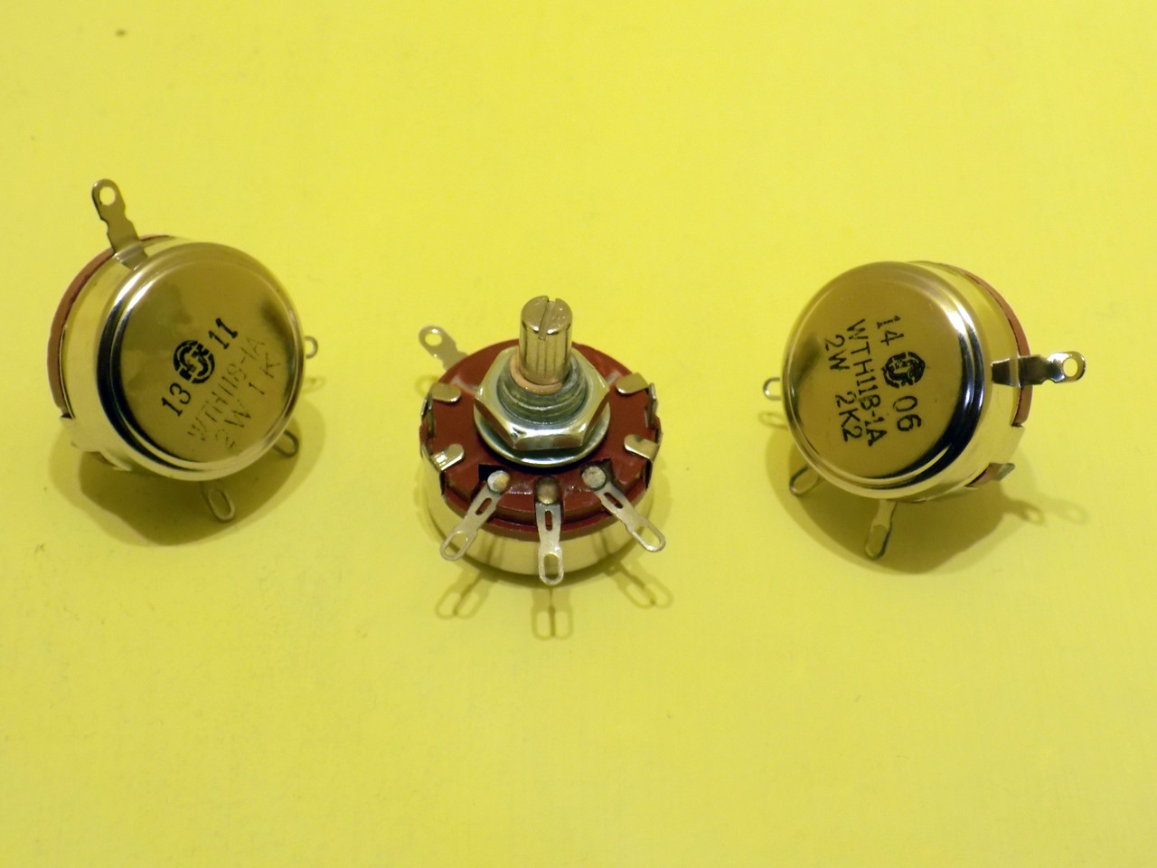 Потенціометр WTH118-1A 2W 1K, 2.2 K, 10К, 22К, 47К 4pin