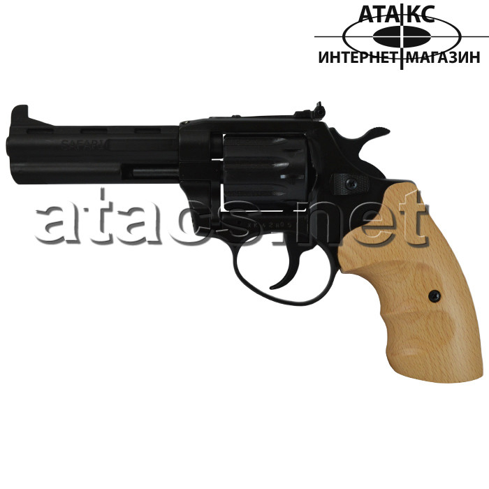 Револьвер Safari PRO 441 (під патрон Флобера) Black, бук, фото 1