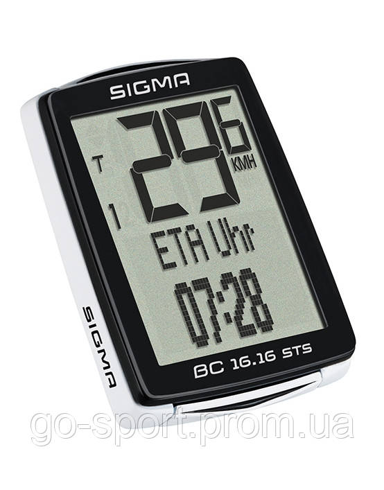Велокомп'ютер Sigma Sport BC 16.16 STS Бездротовий Велокомп'ютер Sigma Sport BC 16.16 STS Бездротовий