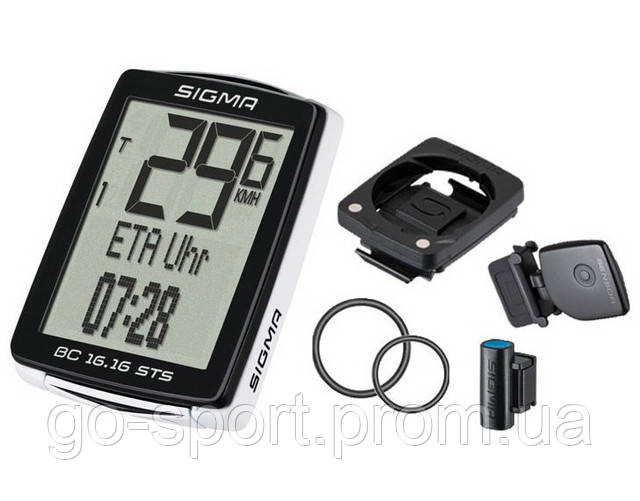 Велокомпьютер Sigma Sport BC 16.16 STS Беспроводной Велокомпьютер Sigma Sport BC 16.16 STS Беспроводной