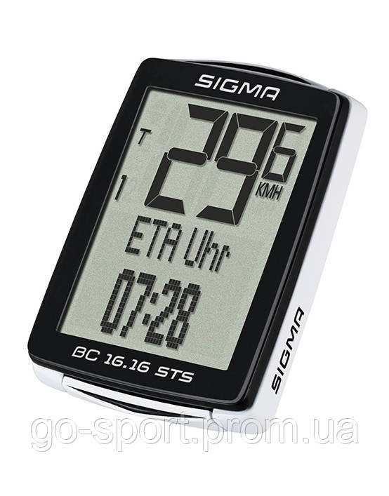 Велокомп'ютер Sigma Sport BC 16.16 STS+CAD Бездротовий
