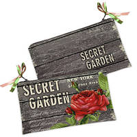 Косметичка жіноча Secret Garden красный 20х12 см (K_14S054)