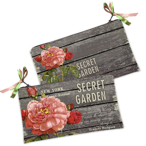 Косметичка жіноча Secret Garden розовый 20х12 см (K_14S105)