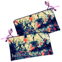 Косметичка жіноча Believe in love 20х12 см (K_KF016)