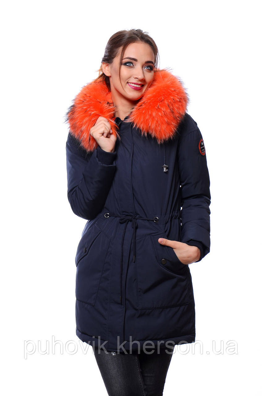 Куртка жіноча зимова VERALBA VQ-36МЕ Т.Синій