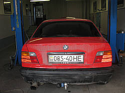 Фаркоп умовно-знімний (ТСУ, тягово-зчіпний пристрій) BMW 3 E36 седан (БМВ) (Полігон-Авто)