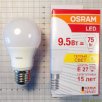 Лампа LED Osram CL A 8,5W/827 FR E27 220-240V Value 75