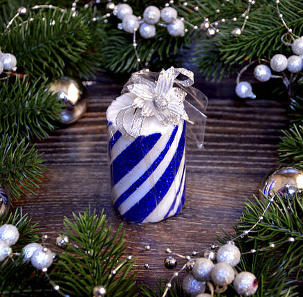 Новорічна свічка (спіраль) 0526, фото 1