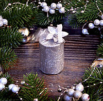 Новорічна свічка з присипкою 0527, фото 3