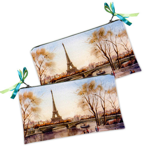 Косметичка жіноча Эйфелевая башня 20х12 см (K_K8085)